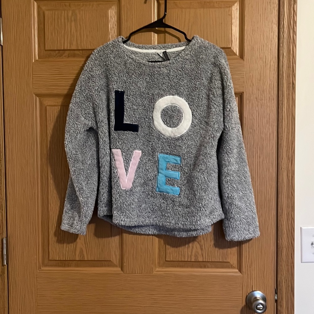 Fuzzy sweatshirt